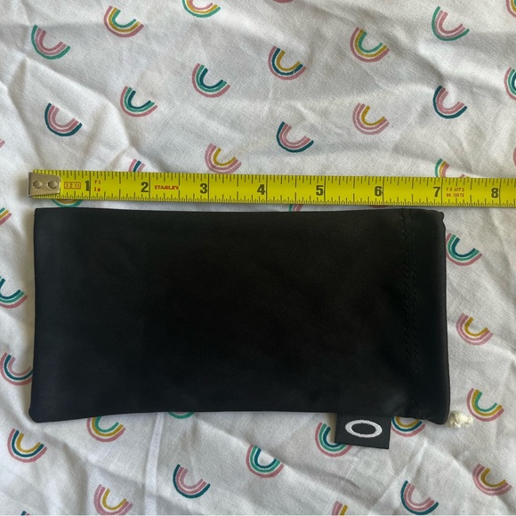 Oakley Soft Pouch Case Black Drawstring Cleaning Cloth Bag Eyeglasses Sunglasses - Picture 6 of 7